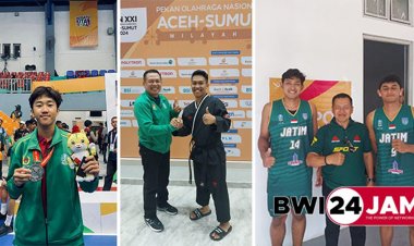 Empat Atlet Asal Banyuwangi Kumpulkan Medali Perak PON XXI Aceh-Sumut