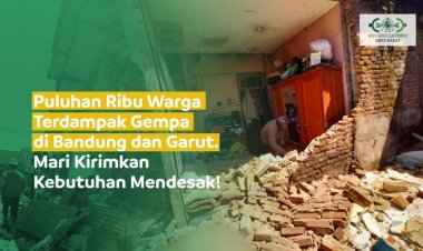 NU Care-LAZISNU Galang Dana Penanganan Dampak Gempa Bandung dan Garut