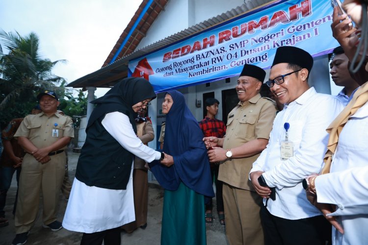 Gandeng Baznas, Pemkab Banyuwangi Terus Gencarkan Bedah Rumah Warga Miskin