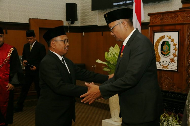 Pelantikan Pimpinan DPRD Banyuwangi