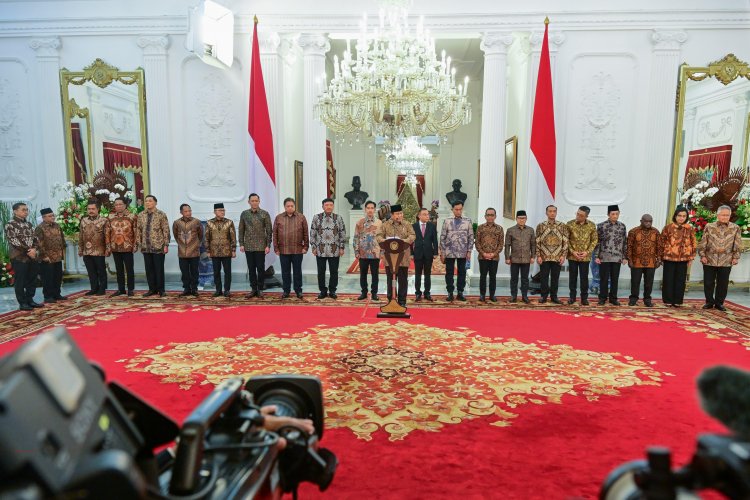 Presiden Prabowo Subianto Umumkan Kabinet Merah Putih Periode 2024-2029
